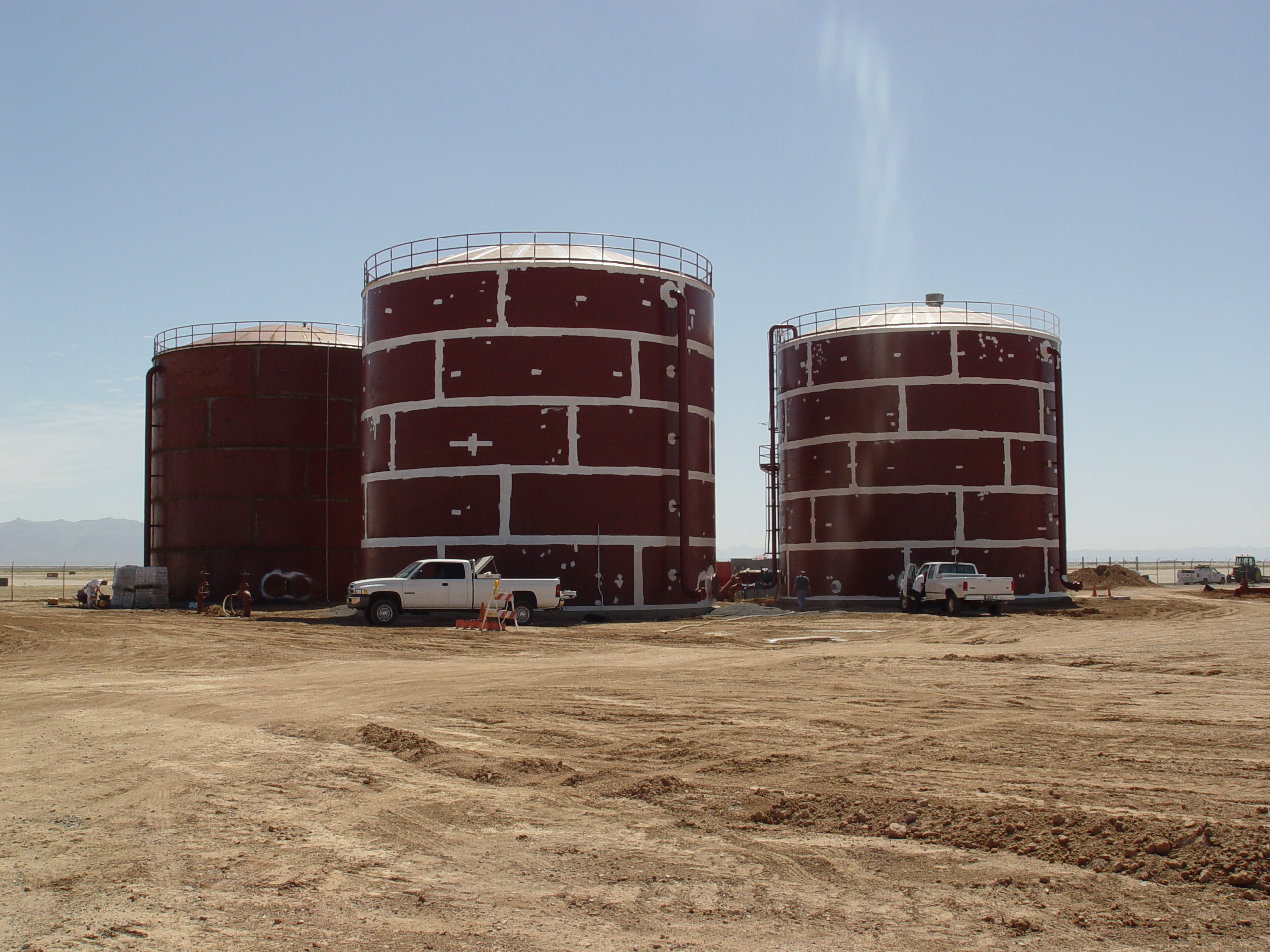 Williams Gateway Airport Fire Protection Tanks
